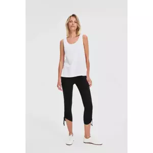 Marisse Black Cotton Leggings