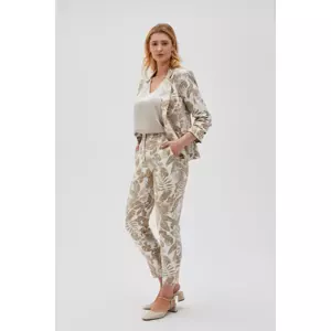 Marisse Women's Trousers L-Sp-4603 Off White