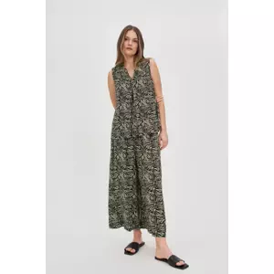 Marisse Black Viscose Culottes