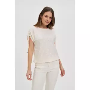 Marisse Openwork Ecru Blouse