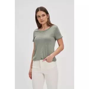Marisse Olive Short-Sleeved Blouse
