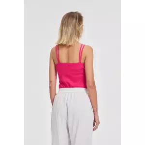 Marisse Fuchsia Cotton Top