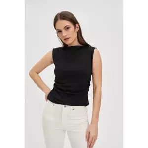 Marisse Plain Black Top