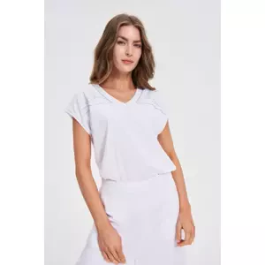 Marisse White Cotton Blouse
