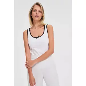 Marisse Fitted White Top