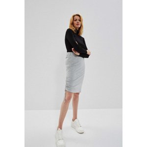 Marisse Smooth Skirt With Cuff Z-Sc-3600 Grey Mel
