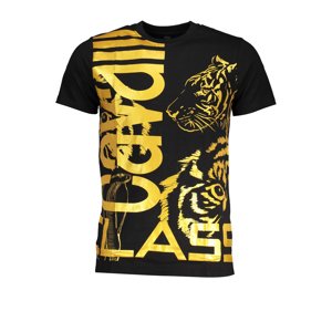CAVALLI CLASS MEN'S SHORT SLEEVE T-SHIRT BLACK
