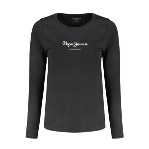 PEPE JEANS WOMEN'S LONG SLEEVE T-SHIRT BLACK