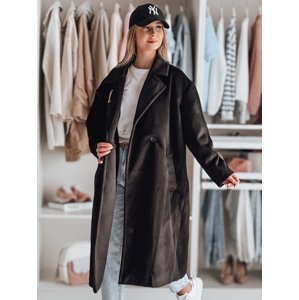 Płaszcz damski przejściowy oversize LORINESS czarna Dstreet TY4692