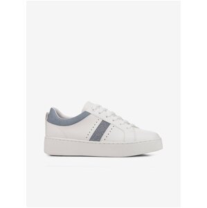Blue-white women's platform sneakers Geox - Women's