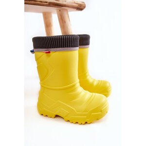 Children's Warmed Rain Boots Befado 162X302 Yellow