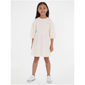 Light Pink Girls' Dress Tommy Hilfiger Structured Knit Dress - Girls