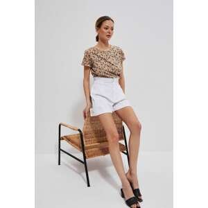 Blouse with a small floral print