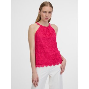 Orsay Dark pink Women's Lace Tank Top - Women
