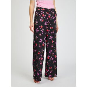 Orsay Black Women Floral Wide Pants - Women