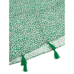 Orsay Green Ladies Flowered Scarf - Women