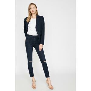 Koton Women's Blue Trousers