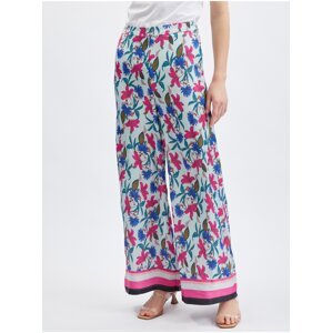Orsay Light blue women floral pants - Women