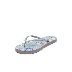Orsay Light blue women patterned flip-flops - Women