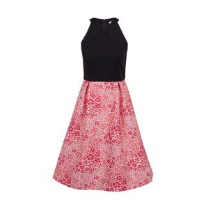Orsay Pink-Black Women Floral Dress - Women