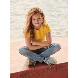 Valueweight Fruit of the Loom Yellow T-shirt