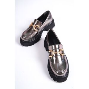 Capone Outfitters Round Toe Women's Loafers with Accessories
