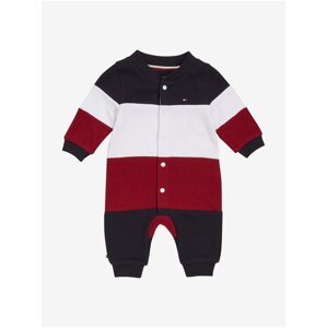 Red-blue kids striped bodysuit Tommy Hilfiger - Girls