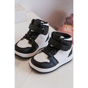 Boto High Children's Sports Shoes  White and Black Teredite