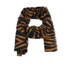 Orsay Black and Brown Women's Patterned Scarf - Women's