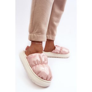 BIG STAR SHOES Sparkling Women's Pink Slippers Big Star