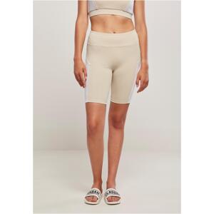 Women's Color Block Cycle Softseagrass/White Shorts
