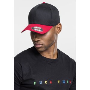 Flexfit Wooly Combed 2-Tone blk/red