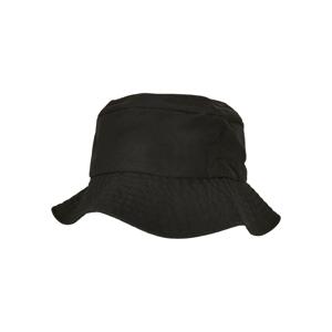 Cap with elastic adjustment bucket black