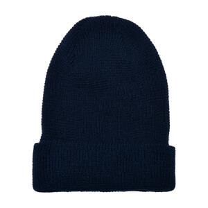 Recycled Yarn Waffle Knit Beanie Navy Beanie