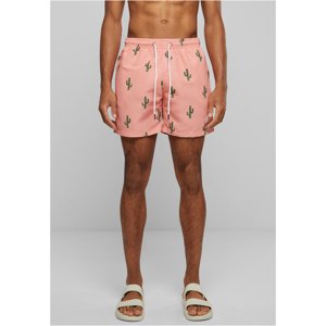 Pattern of swimming shorts cactus aop