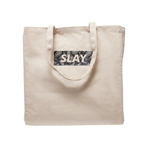 Canvas bag SLAY Oversize white