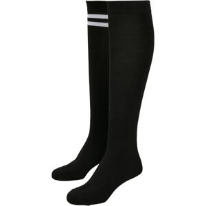 Women's College Socks 2-Pack Black