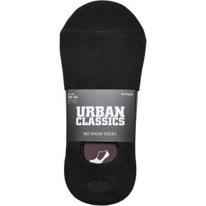 No Show Socks 10-Pack black