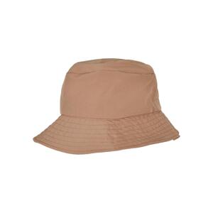 Beige cap with elastic bucket