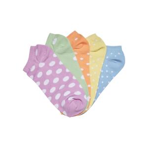 No Show Socks Dots 5-Pack summercolor