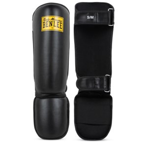 Lonsdale Artificial leather shin guards (1 pair)