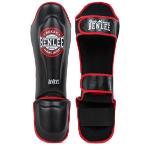 Lonsdale Artificial leather shin guards (1 pair)