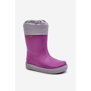Boto Children's Wellies With Lining Snow Wave Gokids 981 Purple