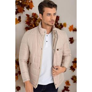 M8625 DEWBERRY MEN'S COAT-PLAIN BEIGE