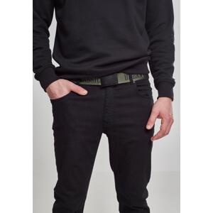 Urban Classics logo strap - green/black