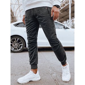 Spodnie męskie dresowe joggery ciemnoszare Dstreet