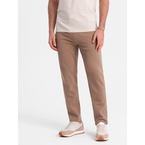 Ombre Men's sweatpants with unlined leg - brown