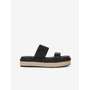 Black women's slippers by Calvin Klein