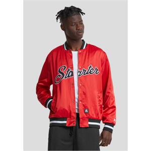 Men's Starter Jacket Satin College Red