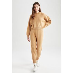 DEFACTO Knitwear Jogger Pants Basic Straight Waist Elastic Leg Pocket